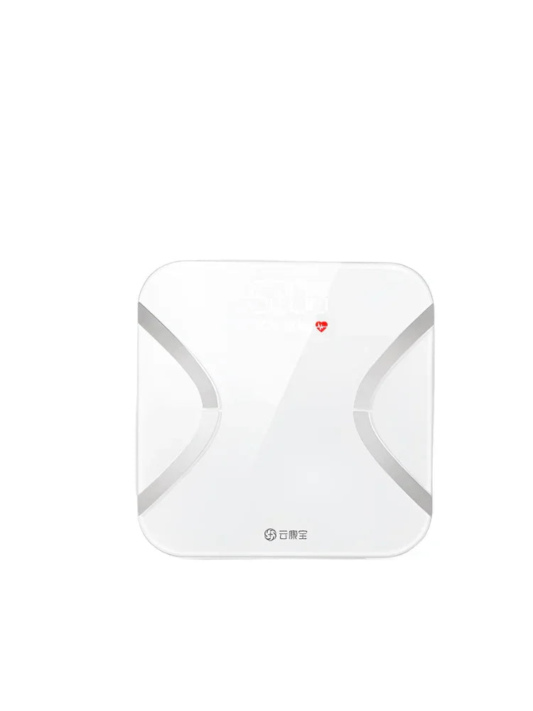 Rechargeable Body Fat Scale for Weight Loss - With Bluetooth and Wi-Fi